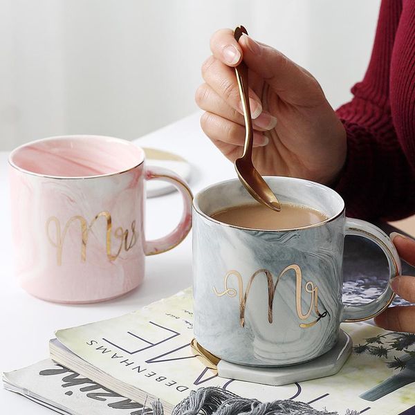 european gold stamping ceramic mark cup lovers breakfast coffee and milk tea mr ms letter men women marble mug mugs
european gold stamping ceramic mark cup lovers breakfast coffee and milk tea mr ms letter men women marble mug mugs