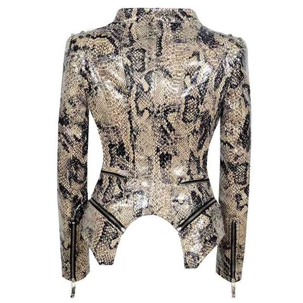 sx fashion women smooth motorcycle faux pu leather jacket lady long sleeve slim biker streetwear snake print black coat
sx fashion women smooth motorcycle faux pu leather jacket lady long sleeve slim biker streetwear snake print black coat