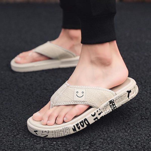 slippers men's summer flip flops wear non-slip thick-soled casual pinch outdoor beach style sandals light weight, Black
slippers men's summer flip flops wear non-slip thick-soled casual pinch outdoor beach style sandals light weight, Black