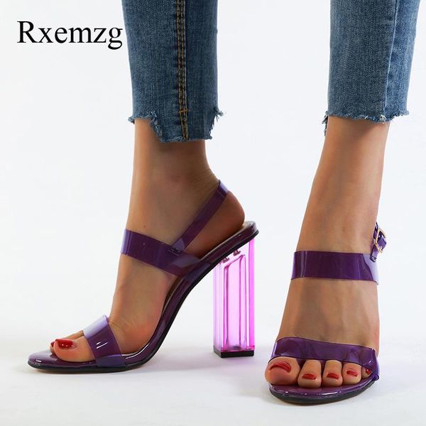 rxemzg summer fashion concise classic ladies sandals heels peep toe high women square pvc ankle strap, Black
rxemzg summer fashion concise classic ladies sandals heels peep toe high women square pvc ankle strap, Black