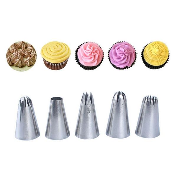 baking & pastry tools 5pcs cake nozzle cupcake for professional stainless icing create steel beautiful kit mouth decorating patterns
baking & pastry tools 5pcs cake nozzle cupcake for professional stainless icing create steel beautiful kit mouth decorating patterns