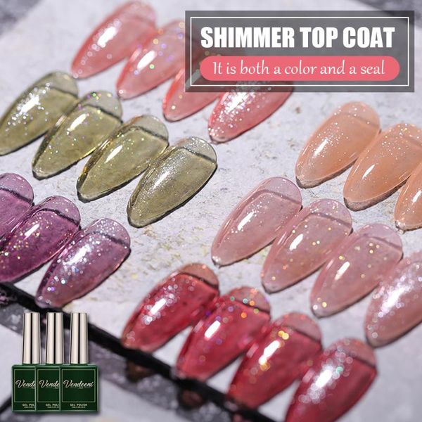 nail gel vendeeni 9 colors dual use glitter coat polish can match any color art varnish uv shiny lacquer, Red;pink
nail gel vendeeni 9 colors dual use glitter coat polish can match any color art varnish uv shiny lacquer, Red;pink