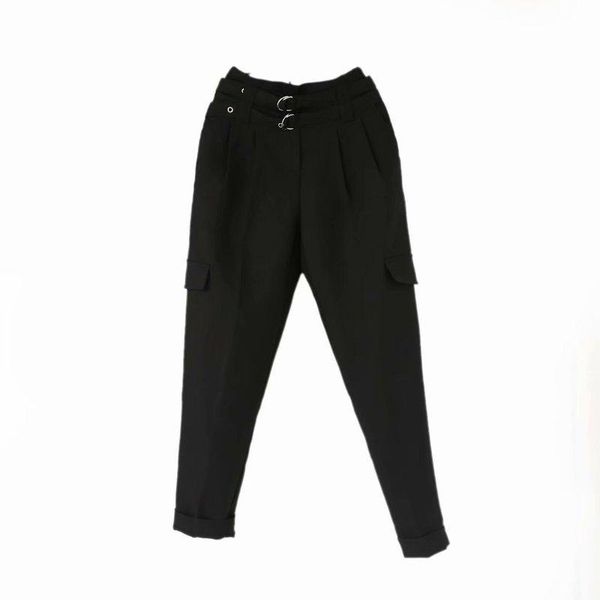 women's pants & capris arrival qj60-8157 european and american fashion double belt tooling trousers, Black;white
women's pants & capris arrival qj60-8157 european and american fashion double belt tooling trousers, Black;white