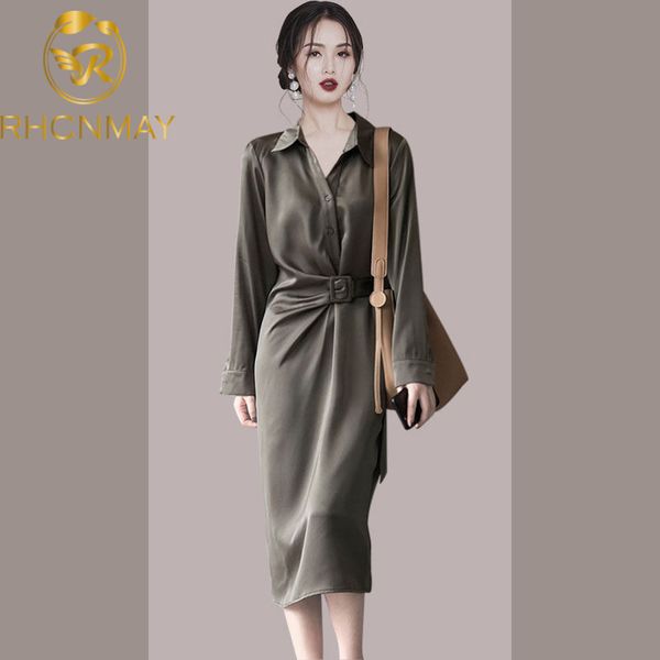 elegant stain office shirts dress 2021 new long sleeve single breasted chic female straight dress sashes spring summerswimwear bathing suits, Black;gray
elegant stain office shirts dress 2021 new long sleeve single breasted chic female straight dress sashes spring summerswimwear bathing suits, Black;gray