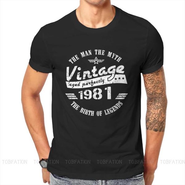 men's t-shirts vintage hip hop tshirt 1981 40th anniversary casual size s-6xl t shirt stuff for men women, White;black
men's t-shirts vintage hip hop tshirt 1981 40th anniversary casual size s-6xl t shirt stuff for men women, White;black