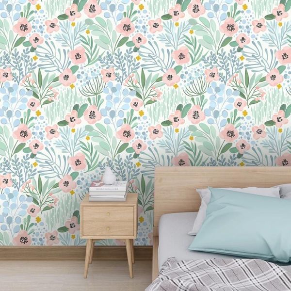 wallpapers pink floral wall mural peel and stick removable wallpaper roll for bedroom decoration pvc self adhesive sticker
wallpapers pink floral wall mural peel and stick removable wallpaper roll for bedroom decoration pvc self adhesive sticker