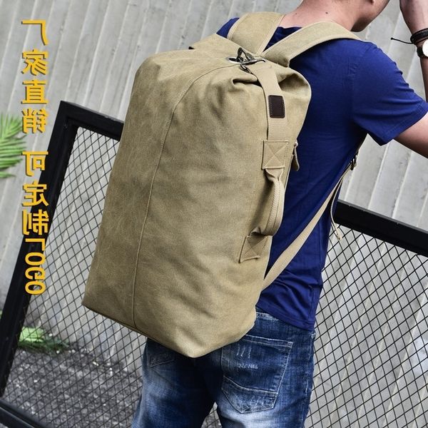 backpack outdoor travel bucket backpack canvas mountaineering multifunctional men's super large capacity luggage carrying bag
backpack outdoor travel bucket backpack canvas mountaineering multifunctional men's super large capacity luggage carrying bag
