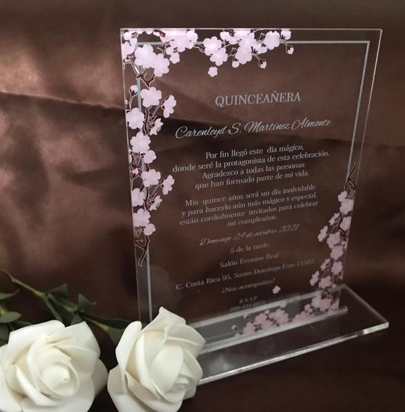 other event & party supplies cherry blossom custom 10pcs acrylic quinceanera invitation,acrylic wedding menu,acrylic invitation,favor gift d
other event & party supplies cherry blossom custom 10pcs acrylic quinceanera invitation,acrylic wedding menu,acrylic invitation,favor gift d