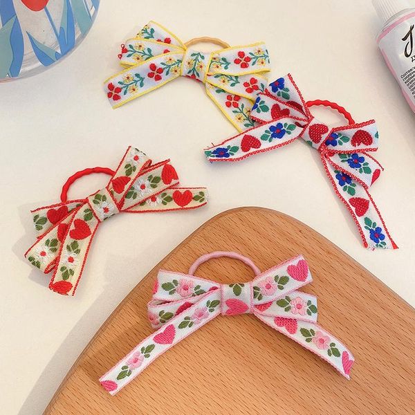 girls butterfly knot hair rope floral wave embroidery circle double horsetail head kids accessories, Slivery;white
girls butterfly knot hair rope floral wave embroidery circle double horsetail head kids accessories, Slivery;white