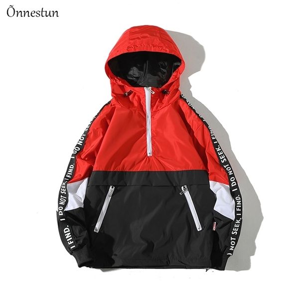 onnestun hip hop pullover jacket men fashion tracksuit casual coat windbreaker streetwear loose hooded jackets 211126, Black;brown
onnestun hip hop pullover jacket men fashion tracksuit casual coat windbreaker streetwear loose hooded jackets 211126, Black;brown