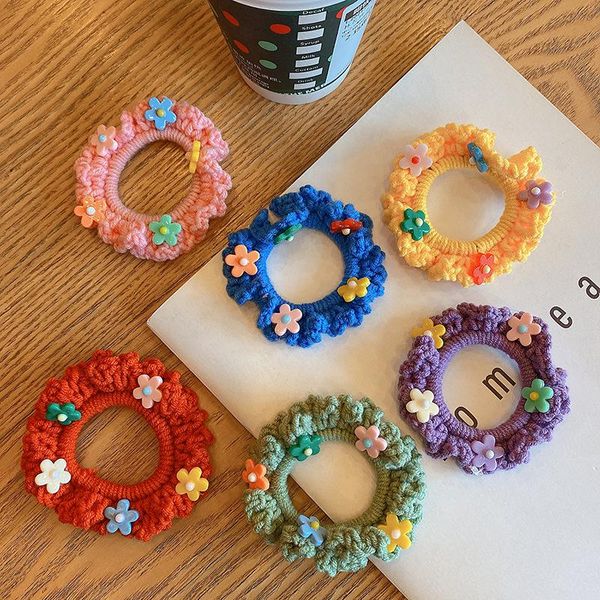 hair accessories winter children cute colors knitting scrunchies rubebr bands kids soft acrylic flower elastic, Slivery;white
hair accessories winter children cute colors knitting scrunchies rubebr bands kids soft acrylic flower elastic, Slivery;white