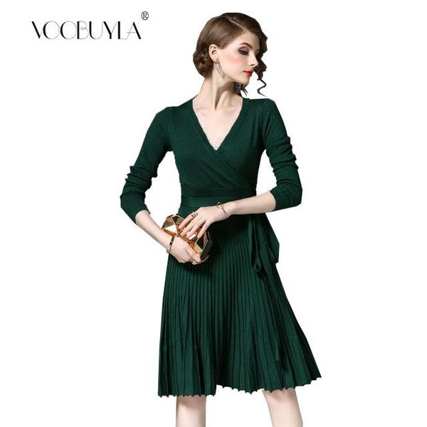 casual dresses 2021 autumn winter spring women sweater dress knee-length long chic female v neck a-line soft rib knitted, Black;gray
casual dresses 2021 autumn winter spring women sweater dress knee-length long chic female v neck a-line soft rib knitted, Black;gray