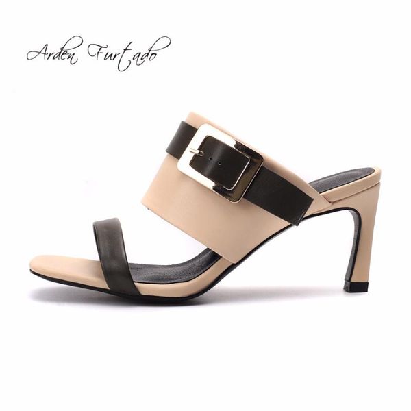 arden furtado 2021 summer high heels stilettos genuine leather slip on fashion sandals shoes for woman slippers small size 33, Black
arden furtado 2021 summer high heels stilettos genuine leather slip on fashion sandals shoes for woman slippers small size 33, Black
