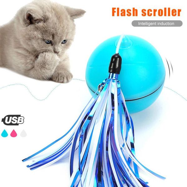 cat toys ball 360 degree automatic rotation usb rechargeable pet toy detachable feathers fq-ing
cat toys ball 360 degree automatic rotation usb rechargeable pet toy detachable feathers fq-ing