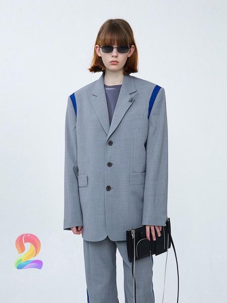 men's jackets korean version adererror suit jacket contrast stitching drawstring oversize men women trend, Black;brown
men's jackets korean version adererror suit jacket contrast stitching drawstring oversize men women trend, Black;brown