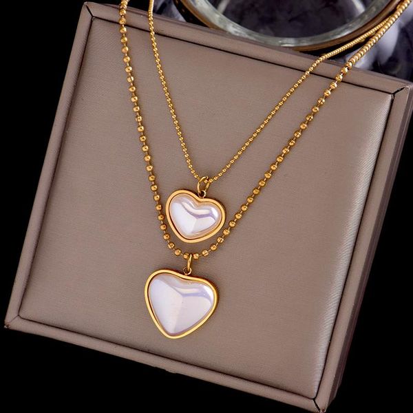 chains 316l stainless steel fadeless loving fritillary double detachable collarbone simple temperament advanced sense necklace chain, Silver
chains 316l stainless steel fadeless loving fritillary double detachable collarbone simple temperament advanced sense necklace chain, Silver