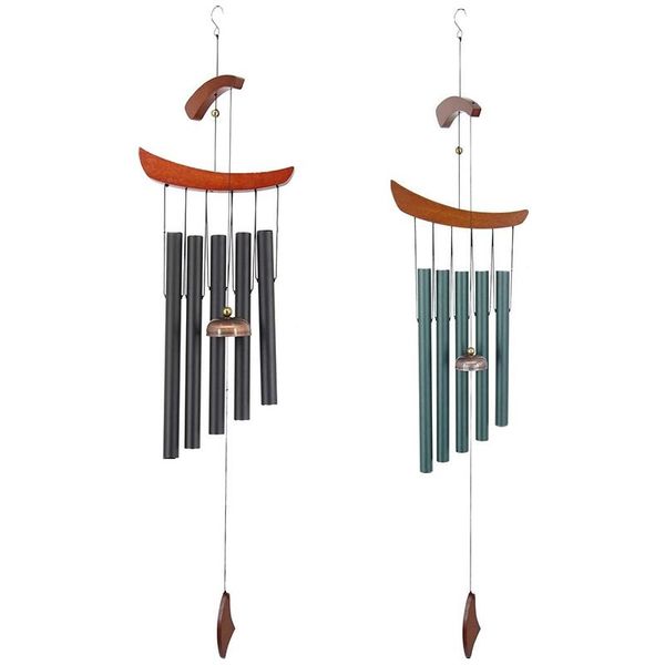 decorative objects & figurines 2 pcs outdoor wind chimes, deep tone chimes with 5 sound tubes,front door, garden decoration black green
decorative objects & figurines 2 pcs outdoor wind chimes, deep tone chimes with 5 sound tubes,front door, garden decoration black green
