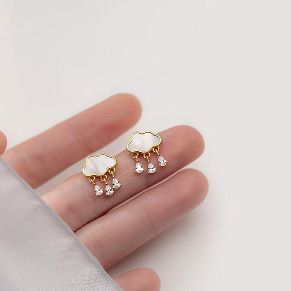 stud 1pair 100% real. 925 sterling silver fine jewelry shell pearl cloud &waterdrop cz ear earrings tassel c-g9463, Golden;silver
stud 1pair 100% real. 925 sterling silver fine jewelry shell pearl cloud &waterdrop cz ear earrings tassel c-g9463, Golden;silver