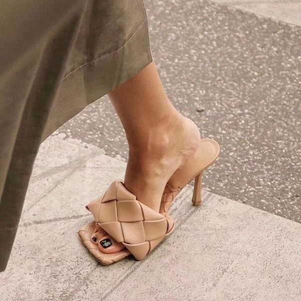 slippers square-toed stiletto high-heeled woven women's outer wear 2021 summer trendy shoes fashion sandals all-match, Black
slippers square-toed stiletto high-heeled woven women's outer wear 2021 summer trendy shoes fashion sandals all-match, Black