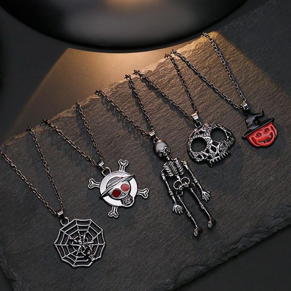 pendant necklaces gothic ghost skeleton pumpkin necklace men women punk hip hop neck chains vintage halloween party jewelry gift, Silver
pendant necklaces gothic ghost skeleton pumpkin necklace men women punk hip hop neck chains vintage halloween party jewelry gift, Silver