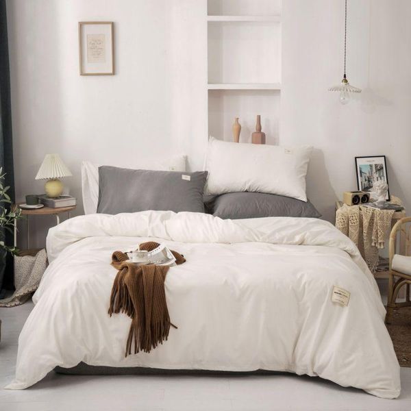 solid color double-piece cotton four-piece set 1.2m three-piece bed sheet type quilt cover pillowcase bedding sets
solid color double-piece cotton four-piece set 1.2m three-piece bed sheet type quilt cover pillowcase bedding sets