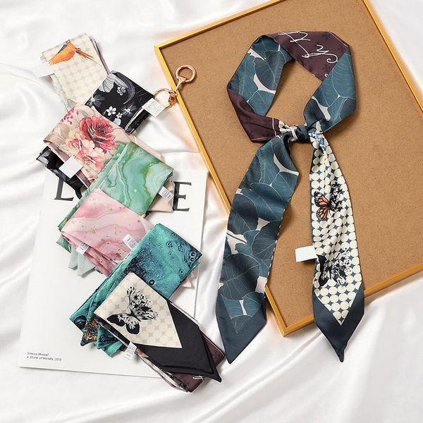 scarves ins casual 130cm long skinny tie scarf four seasons animal butterfly print fashion headband bag handle neck, Blue;gray
scarves ins casual 130cm long skinny tie scarf four seasons animal butterfly print fashion headband bag handle neck, Blue;gray