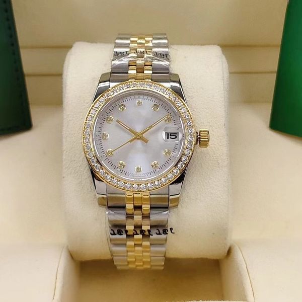 luxury designer classic fashion automatic women's watch size 31mm sapphire mirror gradient dial christmas gift, Slivery;golden
luxury designer classic fashion automatic women's watch size 31mm sapphire mirror gradient dial christmas gift, Slivery;golden
