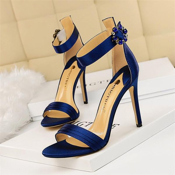 rhinestone women's shoes summer high heels party club dress thin heel silk open toe sandals diamond buckle, Black
rhinestone women's shoes summer high heels party club dress thin heel silk open toe sandals diamond buckle, Black