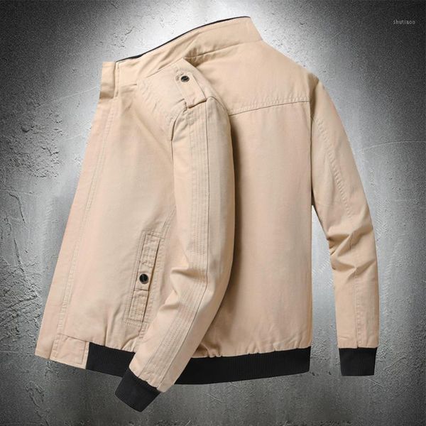men's jackets autumn casual jacket men stand collar military fashion clothing pure cotton streetwear coat trucker slim, Black;brown
men's jackets autumn casual jacket men stand collar military fashion clothing pure cotton streetwear coat trucker slim, Black;brown