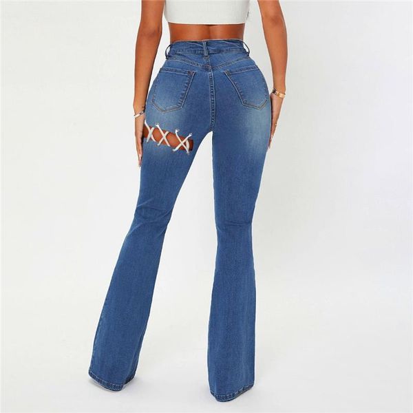 women's jeans creative lace flare women high waist ripped streetwear blue denim trouser flared pants lady boot cut fall 2021
women's jeans creative lace flare women high waist ripped streetwear blue denim trouser flared pants lady boot cut fall 2021