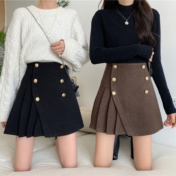skirts large size women's winter high waist all-match age-reducing skirt fat mm western wool pleated, Black
skirts large size women's winter high waist all-match age-reducing skirt fat mm western wool pleated, Black