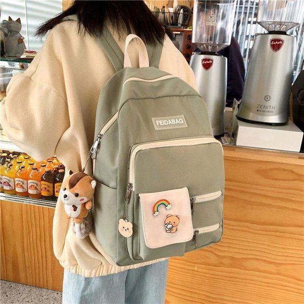 backpack ins style schoolbag female korean harajuku ulzzang high school college students simple fashion large capacity
backpack ins style schoolbag female korean harajuku ulzzang high school college students simple fashion large capacity