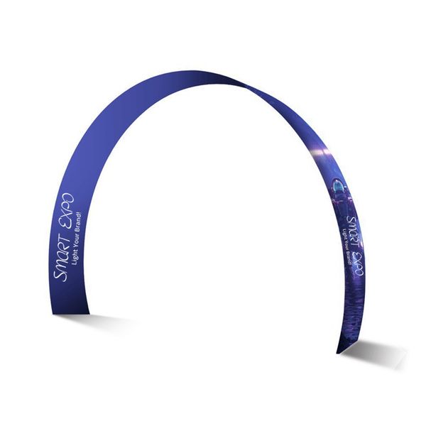 large ez round arch entrance advertising display with tension fabric graphic and portable carry bag
large ez round arch entrance advertising display with tension fabric graphic and portable carry bag