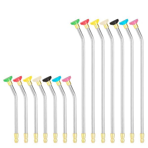water gun & snow foam lance high pressure extension rod 30° extended bending rod17/35cm soap fan shape for 1/4 quick plug female connectors
water gun & snow foam lance high pressure extension rod 30° extended bending rod17/35cm soap fan shape for 1/4 quick plug female connectors