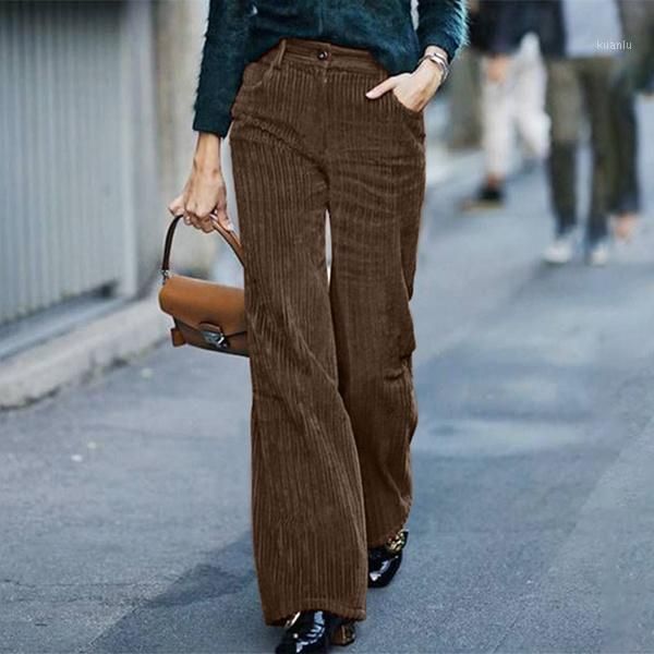 women's pants & capris women high waist wide leg corduroy casual loose flared long trousers plus size, Black;white
women's pants & capris women high waist wide leg corduroy casual loose flared long trousers plus size, Black;white