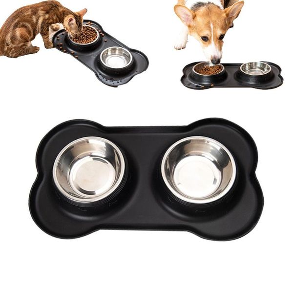 stainless steel pet bowls cat water and feeder with non spill skid stand silicone mat for dog puppy double bowl eat & feeders
stainless steel pet bowls cat water and feeder with non spill skid stand silicone mat for dog puppy double bowl eat & feeders