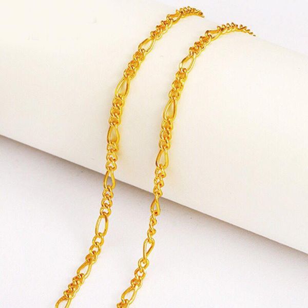 mxgxfam ( 45 cm x 3 mm ) 18inch gold figaro chain necklaces for women men 2021 fashion jewelry lead and nickel chains, Silver
mxgxfam ( 45 cm x 3 mm ) 18inch gold figaro chain necklaces for women men 2021 fashion jewelry lead and nickel chains, Silver