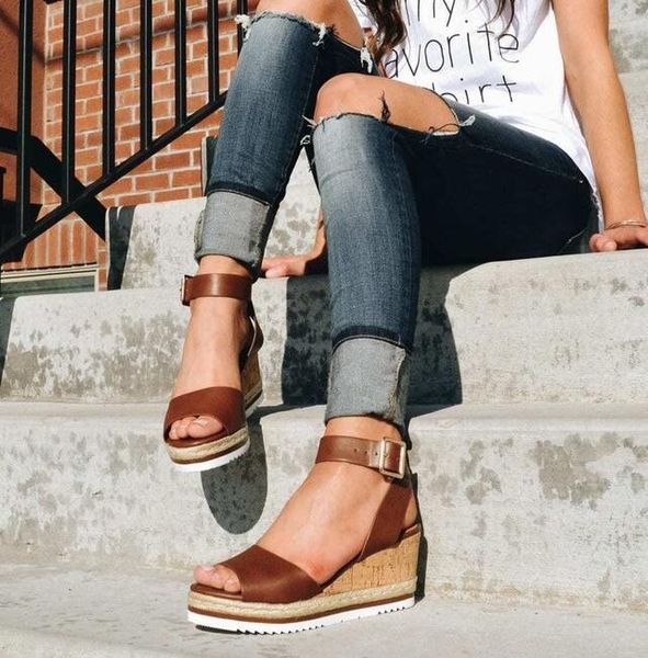dress shoes retro womens fashion open toe ankle platform wedges ladies roman sandals buty damskie sandalia feminina 2021, Black
dress shoes retro womens fashion open toe ankle platform wedges ladies roman sandals buty damskie sandalia feminina 2021, Black
