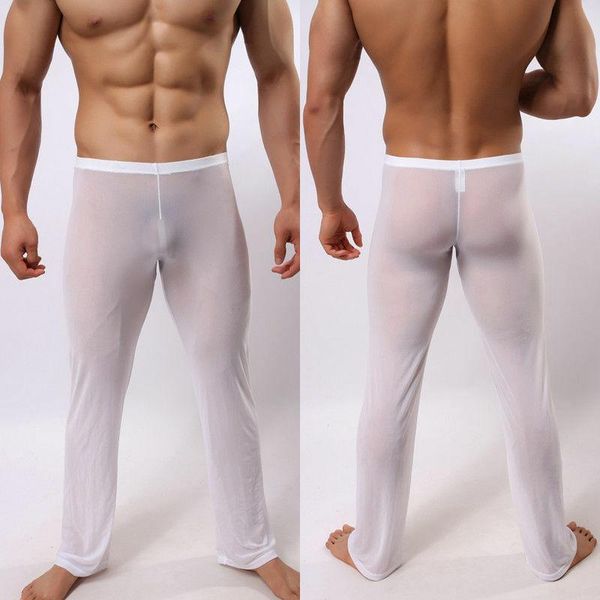 men's sleepwear hiriginr soft mesh sheer see-through stretch pants trousers transparent men homewear, Black;brown
men's sleepwear hiriginr soft mesh sheer see-through stretch pants trousers transparent men homewear, Black;brown