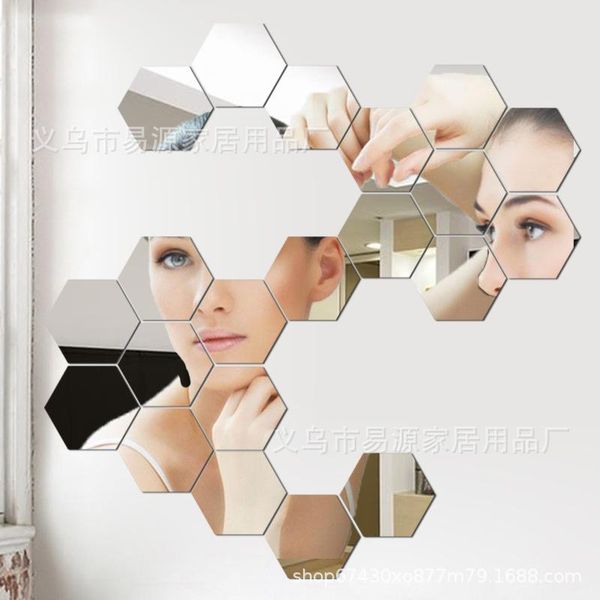 wall stickers 3d hexagonal mirror non-toxic environmental perspective 8x7cm each sheet with adhesive
wall stickers 3d hexagonal mirror non-toxic environmental perspective 8x7cm each sheet with adhesive