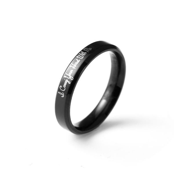 wedding rings 4mm i carry your heart with me titanium steel ring lovers wholesale, Slivery;golden
wedding rings 4mm i carry your heart with me titanium steel ring lovers wholesale, Slivery;golden