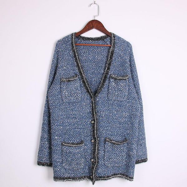 women's knits & tees 2021 autumn and winter knitted cardigan loose v-neck long-sleeved jacket top, White
women's knits & tees 2021 autumn and winter knitted cardigan loose v-neck long-sleeved jacket top, White