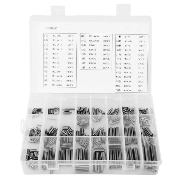 professional hand tool sets 280pcs stainless steel spring tension pins set m1.5 m2 m2.5 m3 m4 m5 m6 m8 with box elastic cylindrical pin
professional hand tool sets 280pcs stainless steel spring tension pins set m1.5 m2 m2.5 m3 m4 m5 m6 m8 with box elastic cylindrical pin