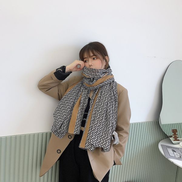 scarves autumn and winter new womens fashion printed geometric striped plaid warm thickened scarf wholesale, Blue;gray
scarves autumn and winter new womens fashion printed geometric striped plaid warm thickened scarf wholesale, Blue;gray