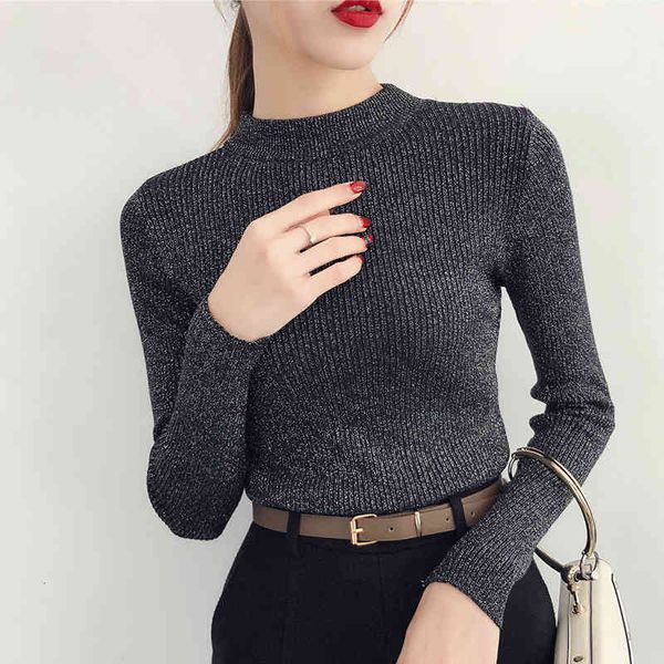 women's sweaters long-sleeve shintime sweaters, autumn bright winter korean style knitted or crocheted turtleneck, women's basic s, White;black
women's sweaters long-sleeve shintime sweaters, autumn bright winter korean style knitted or crocheted turtleneck, women's basic s, White;black