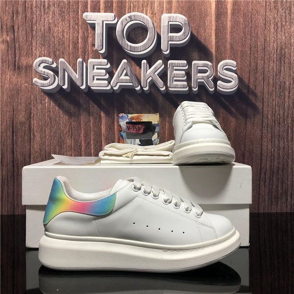 men womens designers 3m reflective sneakers fashion women genuine leather velet outdoor platform casual shoes size 36-45, Black
men womens designers 3m reflective sneakers fashion women genuine leather velet outdoor platform casual shoes size 36-45, Black