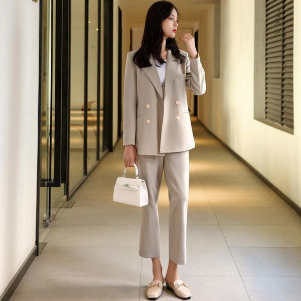 high end casual women's korean fashion temperament versatile simple receipts waist slim british wind professional wear two-piece two pi, White
high end casual women's korean fashion temperament versatile simple receipts waist slim british wind professional wear two-piece two pi, White