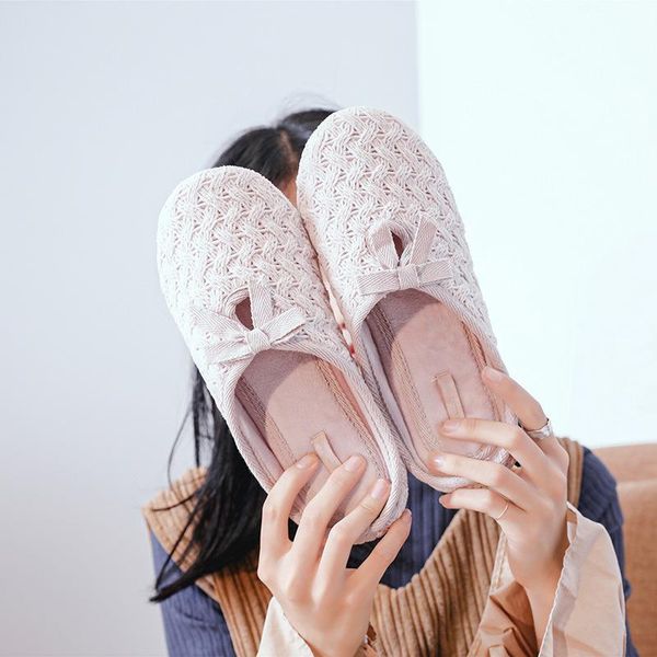 japanese knitted flat bottom slippers women's indoor quiet home warm shoes for women fur, Black
japanese knitted flat bottom slippers women's indoor quiet home warm shoes for women fur, Black