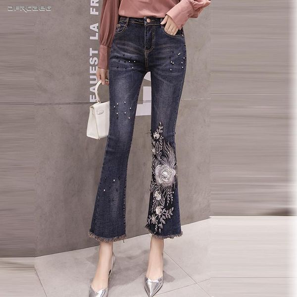 women's jeans vintage plus size with 3d froal beading summer 2021 high waist skinny trousers streetwear denim flare pants femme, Blue
women's jeans vintage plus size with 3d froal beading summer 2021 high waist skinny trousers streetwear denim flare pants femme, Blue