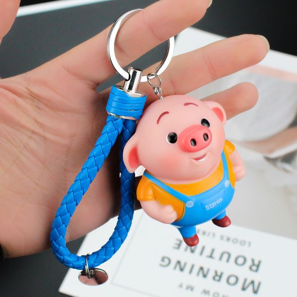 2021 fashion keychain cartoon character pig little sister doll key chain car bag knitting rope pendant activity gift, Silver
2021 fashion keychain cartoon character pig little sister doll key chain car bag knitting rope pendant activity gift, Silver